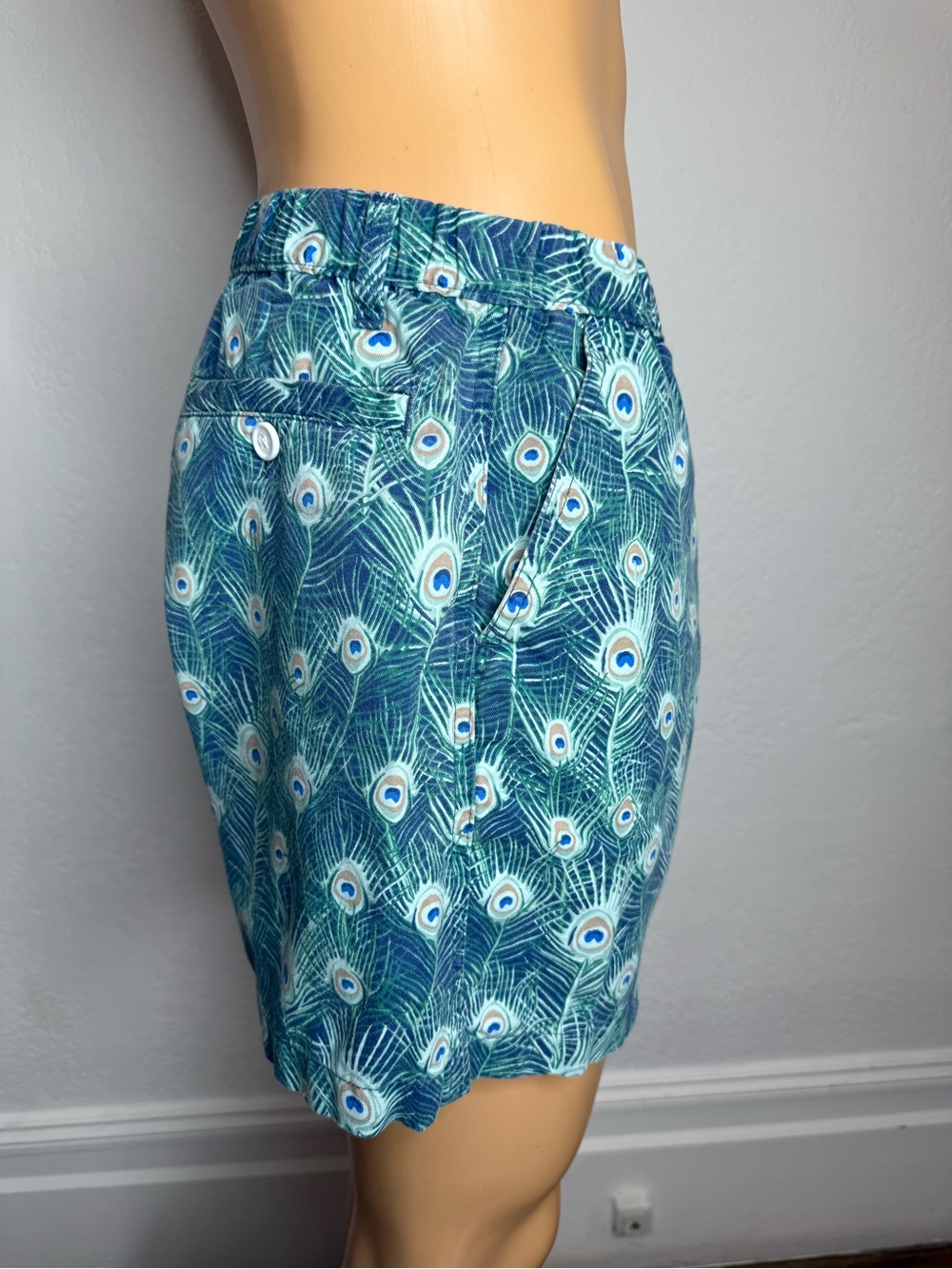 Chubbies The Peacockers Men's 5” Shorts Size Large Cotton Peacock USA Made - Picture 4 of 8